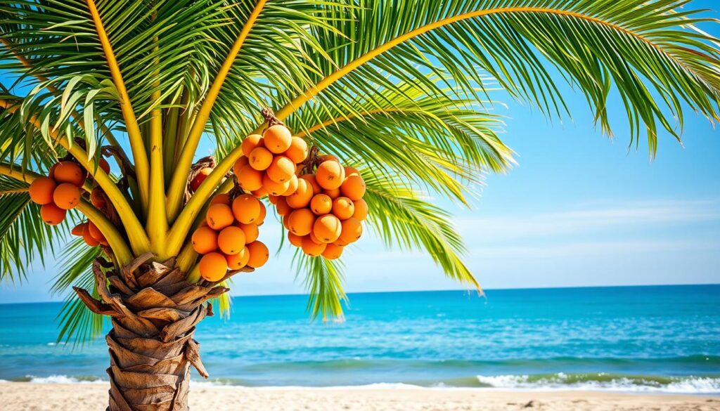 Palm Tree Fruit Weight Management