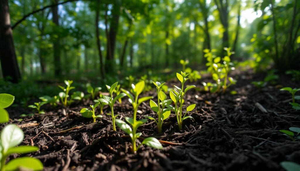 Woodland Replenishment Sapling Growth