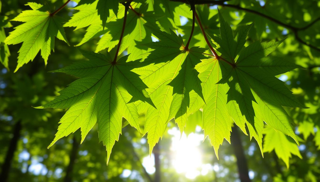 maple tree leaves