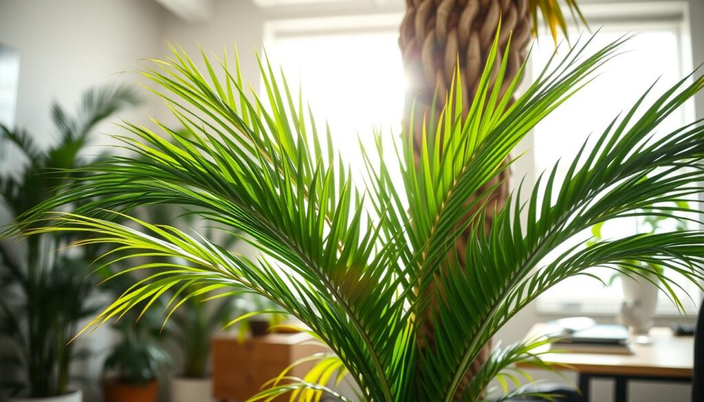 Air-Purifying Palm Species in Office