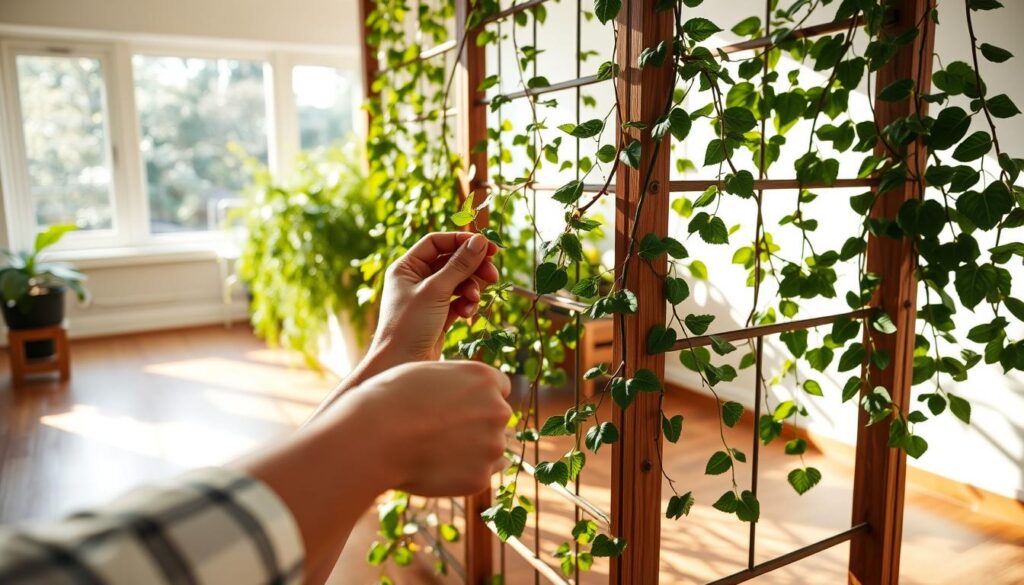 Indoor Plant Trellis Maintenance