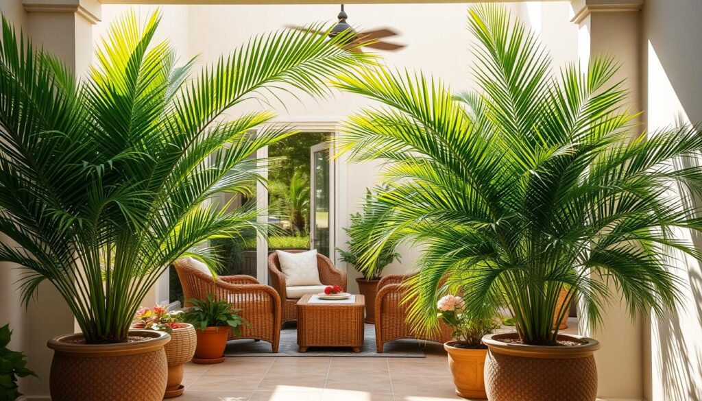 Patio Palms in Home Decor