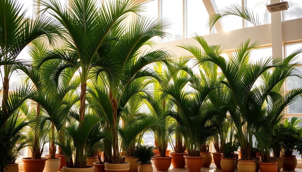 Potted Palm Trees