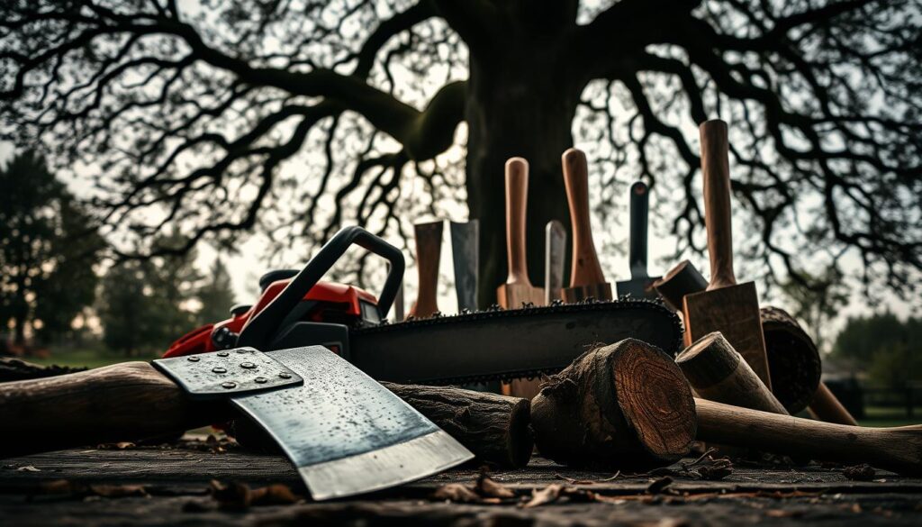 Woodcutting Tools and Tree Felling Devices