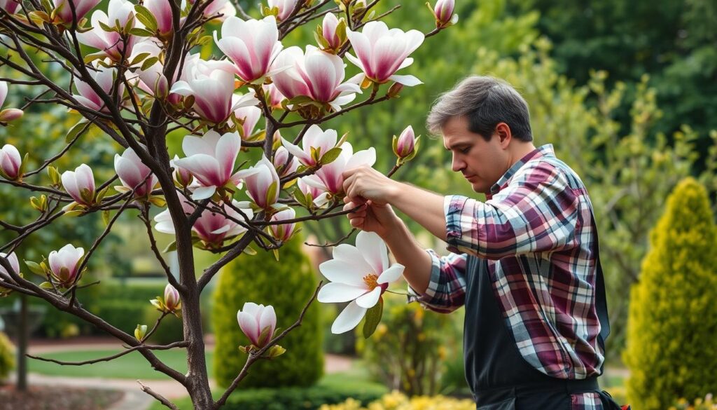 pruning magnolia tree