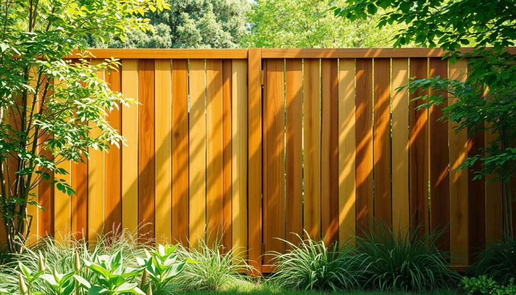 Modern Wood Fence Screen Design